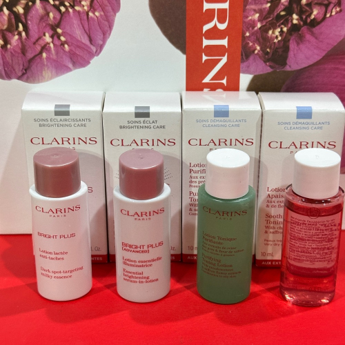 克蘭詩 Clarins 氧氣亮白淡斑精華水 氧氣亮白前導水精華 清爽 潤澤 純淨化妝水 舒緩 淨化 10ml 小樣