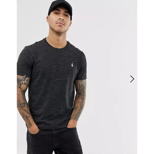 M號賠售【POLO Ralph Lauren】成人版 刺繡 白色 小馬標 男士 圓領 鐵灰色 舒適 短袖 棉T 潮T恤