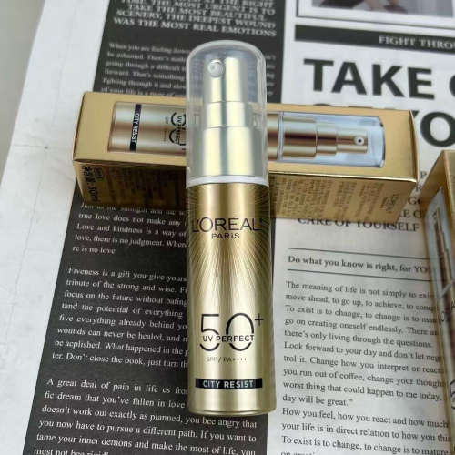 特價～新版歐萊雅小金管防曬30ml/盒裝*2