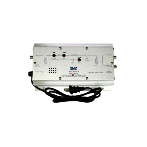 【台灣現貨｜當天出貨】5~1000MHz 雙向放大器｜SWT-1030R｜電視訊號強波器｜CATV 訊號放大器