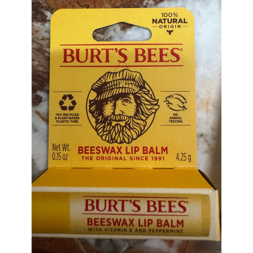 BURT＇S BEES 小蜜蜂爺爺 經典蜂蠟護唇膏 效期長