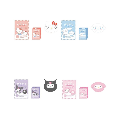 現貨 ??三麗鷗卡通造型面膜 ? Hello Kitty 大耳狗 布丁狗 酷洛米 美樂蒂 日本製