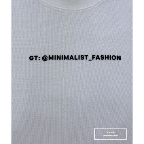 『新品上市』重磅GT白標織紋短T(NOF2404N8058)-白