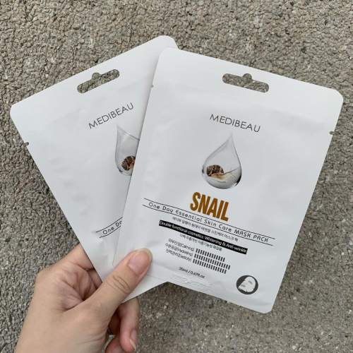 【現貨商品 快速出貨】 ?? 韓國製造｜MEDIBEAU真海潤 SNAIL 毛孔緊緻亮白面膜20ml