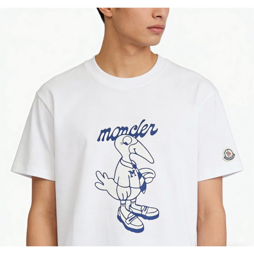 會員限定Moncler 蒙口卡通印花圓領短袖T恤