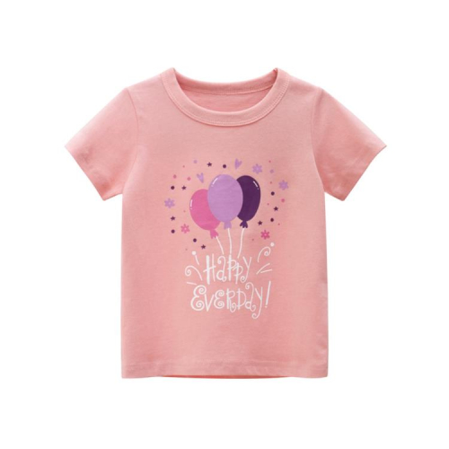 寶貝童裝1-8歲童裝女童半袖夏季ins兒童純棉短袖t恤寶寶圓領上衣打底衫潮
