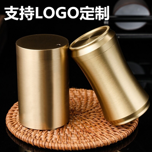 北歐風高檔純銅牙簽筒創意家用牙簽盒便攜帶飯店餐廳客廳定製LOGO