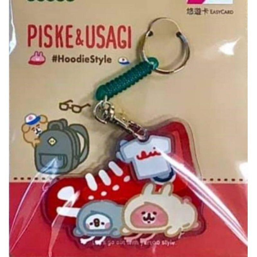 卡娜赫拉的小動物 造型悠遊卡 休閒鞋 粉紅兔兔 P助