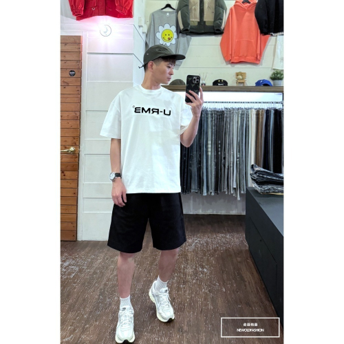 『新品上市』重磅U-RMB英字短T(NOF2404N8035)-白