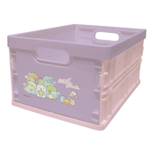 角落生物 Sumikko Gurashi 塑膠可折疊收納籃 置物籃(S)