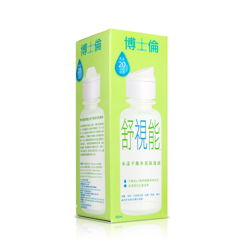 博士倫 舒視能 水漾平衡 多效保養液 60ml 量多優惠