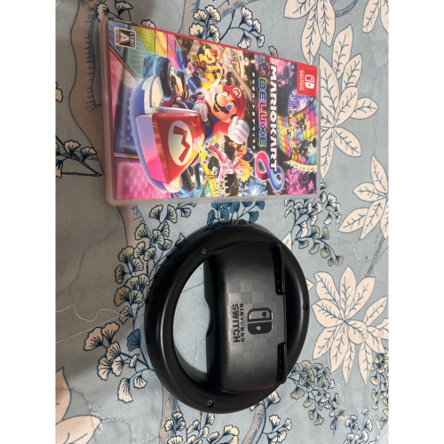 Switch 瑪利歐賽車8含一方向盤（有中文）