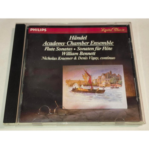 文本齋 Bennett Kraemer Vigay Händel 韓德爾 長笛奏鳴曲 Philips