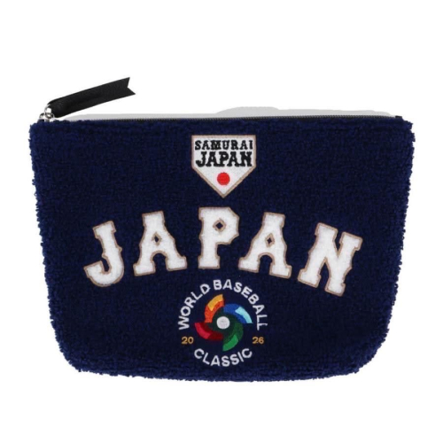 ?2026經典賽限定款? 日本武士隊 SAMURAI JAPAN 收納包✨ 日系質感刺繡｜球迷必收！