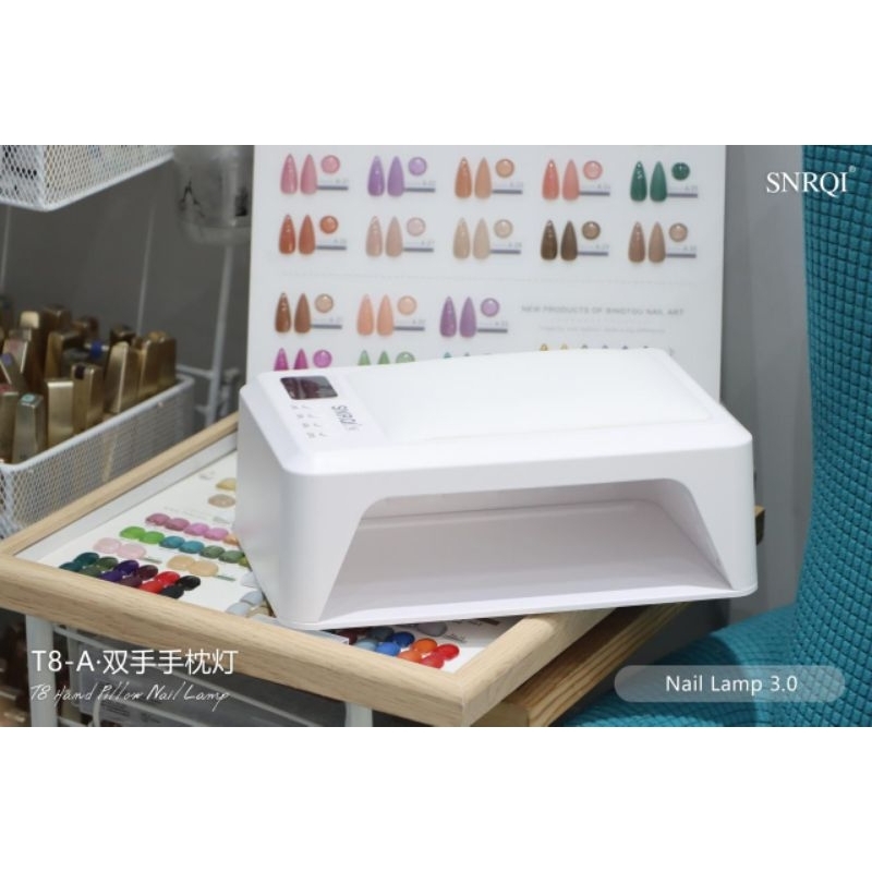 手枕燈 手枕美甲燈 SNRQI T8美甲燈 光療燈 穿戴甲專用燈 凝膠燈 穿戴甲燈 60顆燈72W 混波燈 UV/LED