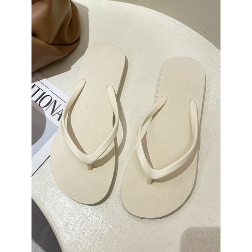 拖鞋女新款人字拖女夏時尚涼鞋女夏外穿平底防滑少女沙灘拖鞋2