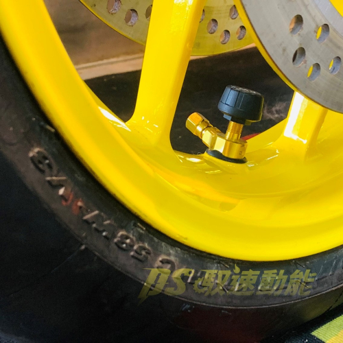 DS馭速動能-SUPERCAM獵豹 全鋁合金 CNC 超質感 Y型雙頭氣嘴 紅色/黑色/黃色/鈦色