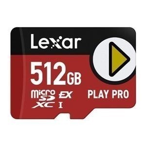 Lexar PLAY PRO microSDXC Express 512GB 超高速記憶卡(Switch 2專用)