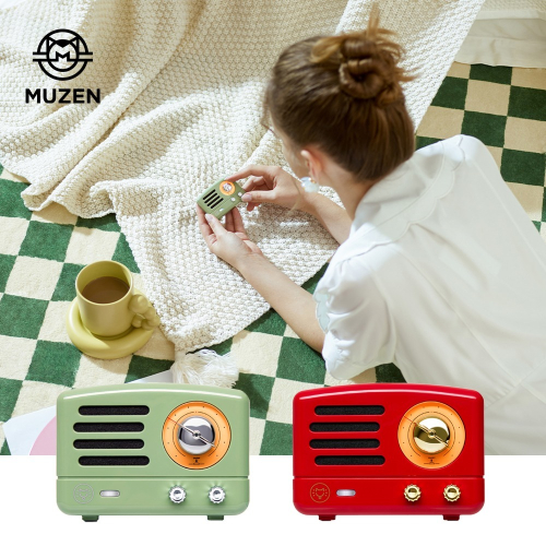 MUZEN OTR Sticker 貼貼磁吸式共振藍牙喇叭-/藍牙音響/音箱/貓王/經典復古/超薄/家庭劇院/節日