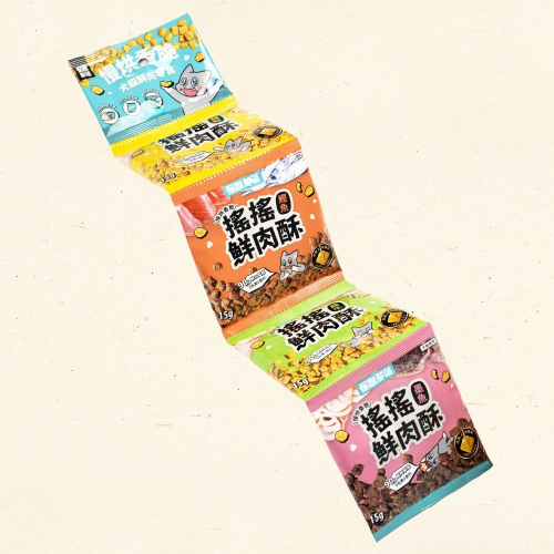 即期優良品 怪獸部落 慢烘搖搖鮮肉酥四連串包 15g*4 效期2026.10