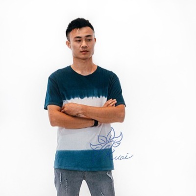 男女藍染手作Tshirt（尺寸請結帳時備註）