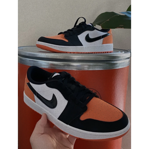 Air Jordan 1 Low Golf 橘子巧克力 黑橘白【DD9315-800】