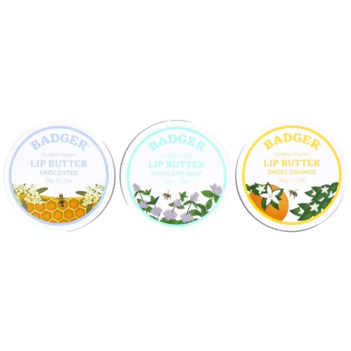 (正品) 現貨美國原裝BADGER蜂蠟潤唇膏 /甜橙潤唇膏 BADGER護唇膏