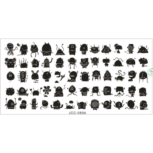 JCC系列 動物 小怪獸美甲鋼板