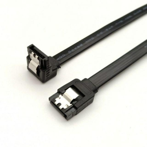 SATA排線/傳輸線/SATA1/2/3/彈片/26AWG/固定扣/40CM/外接式/內接式硬碟 黑色